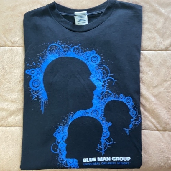 Vintage Universal Studios Blue Man Group Tee Shirt - Picture 5 of 8